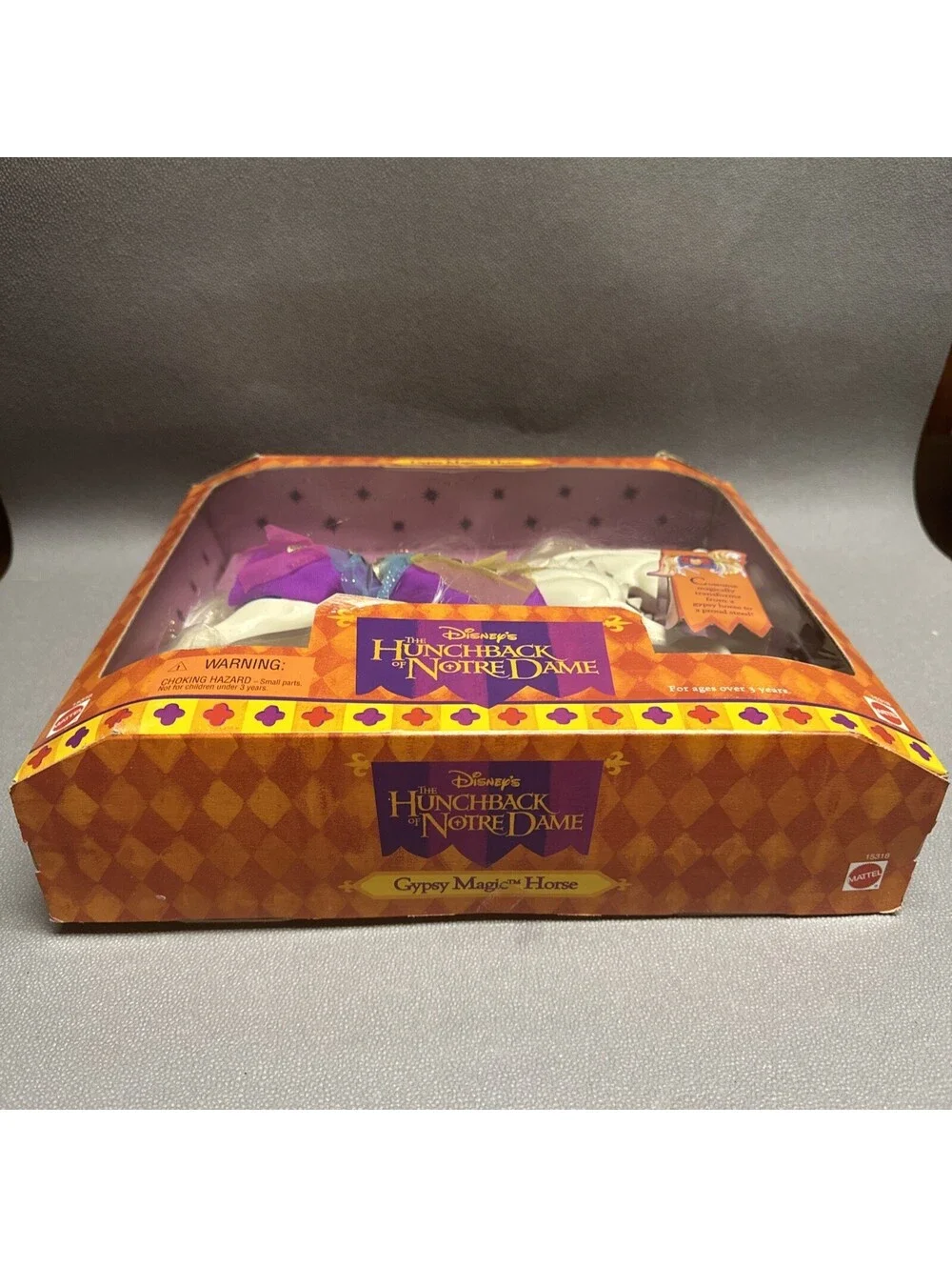 VTG Gypsy Magic Horse The Hunchback of Notre Dame Disney Movie Box Damage Mattel